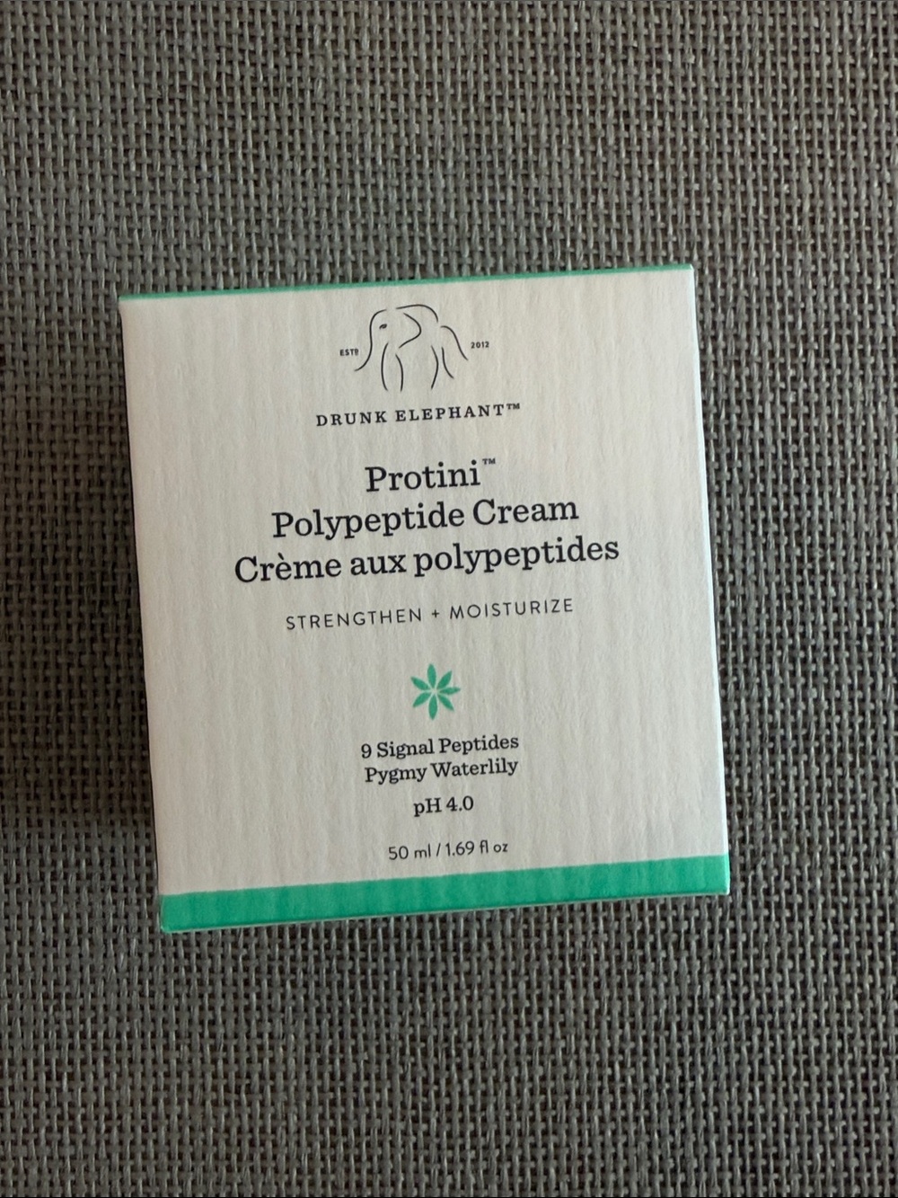 Drunk Elephant Protini Polypeptide Cream strengthen moisture peptides ph4.0 50ml